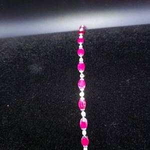 10.45 ct natural ruby bracelet